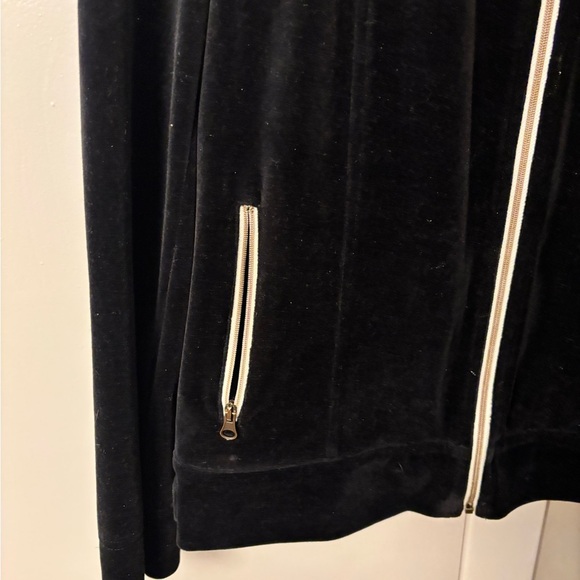 St. John Sport Black Jacket with Gold Details Vintage Size Small - Picture 4 of 12